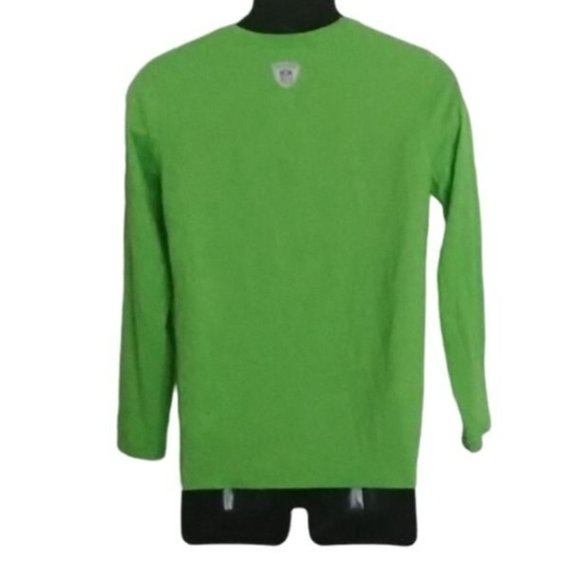 Seattle Seahawks Dri-Fit small neon green long sleeved t-shirt NFL equipment - Picture 8 of 9